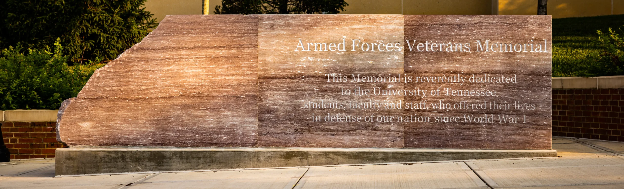 Veterans Memorial Rock