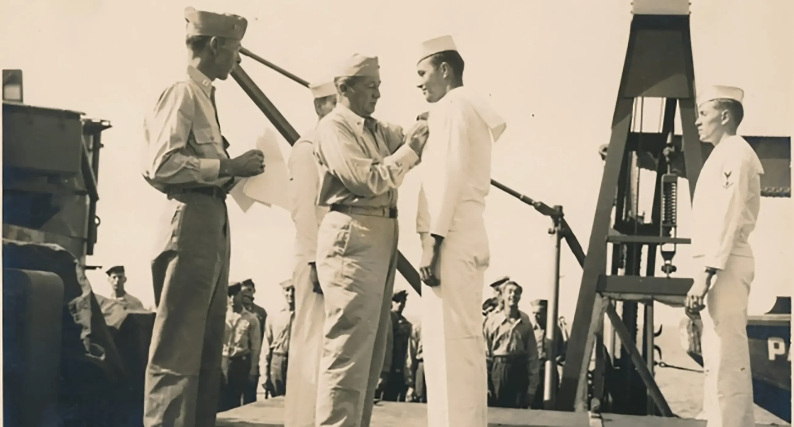 Historical photo of Navy sailors