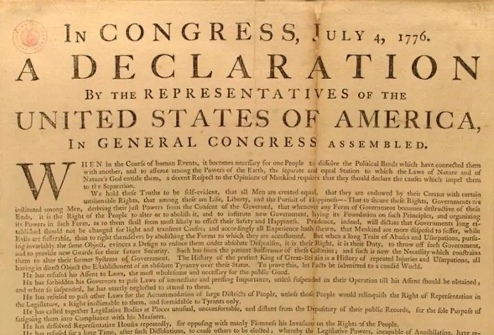 The Declaration of Independence