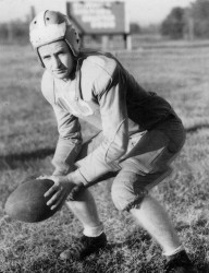 Gentry in football uniform