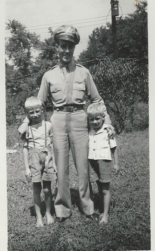 Halliburton with two young children.