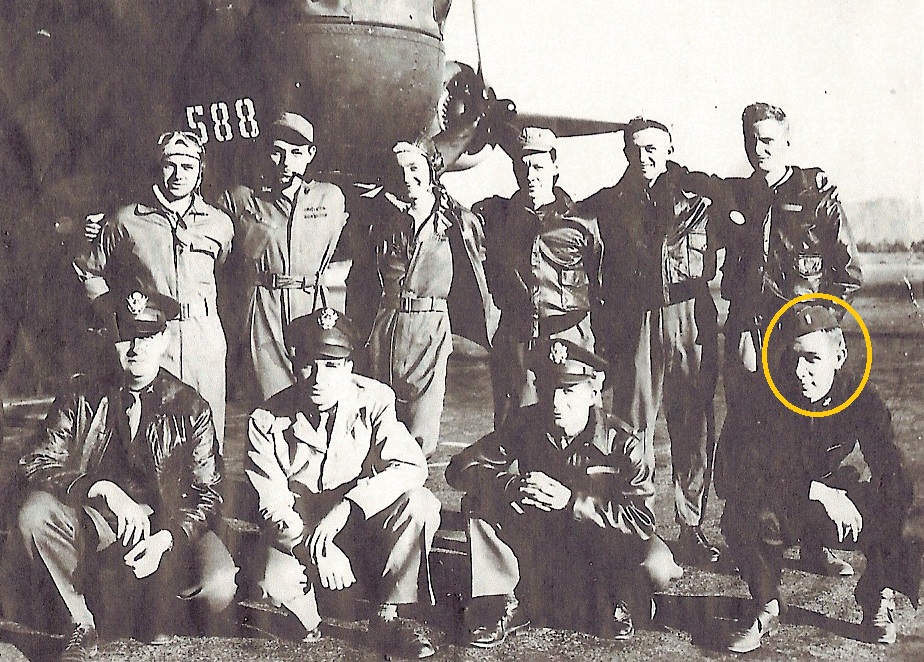 Flight crew with Ray Gilbreath