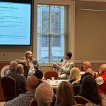 Dr Chris Magra and Dr Warren Dockter lecturing at the East TN History Center