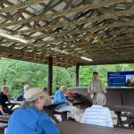 Dr. Chris Magra lecturing at Marble Springs